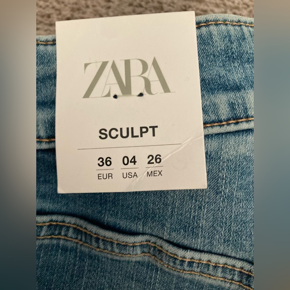 Zara high rise skinny jeans